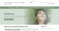 Desktop Screenshot of natural-healthcare-centre.co.uk