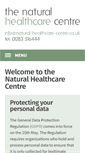 Mobile Screenshot of natural-healthcare-centre.co.uk